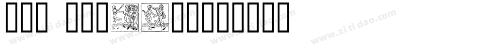P22 Woodcut字体转换